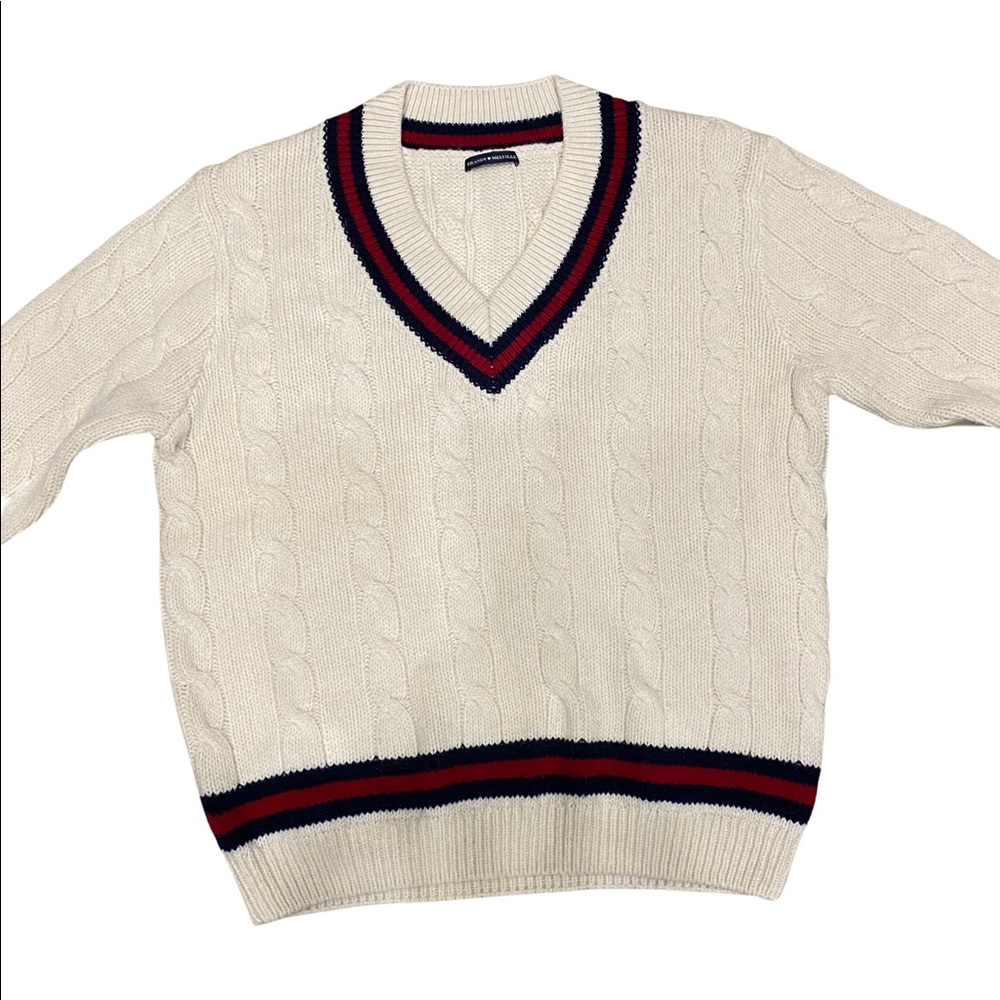 Brandy Melville Nikki Striped Sweater NWOT Blue and Red